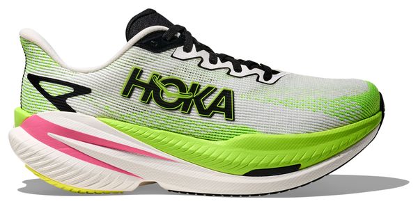 Hoka Mach X 3 Damesschoenen Wit/Groen