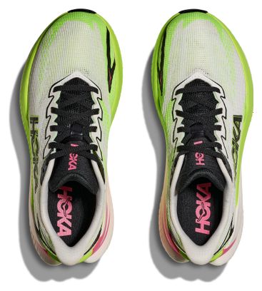 Hoka Mach X 3 Damesschoenen Wit/Groen