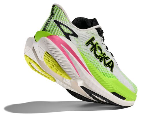 Hoka Mach X 3 Damesschoenen Wit/Groen