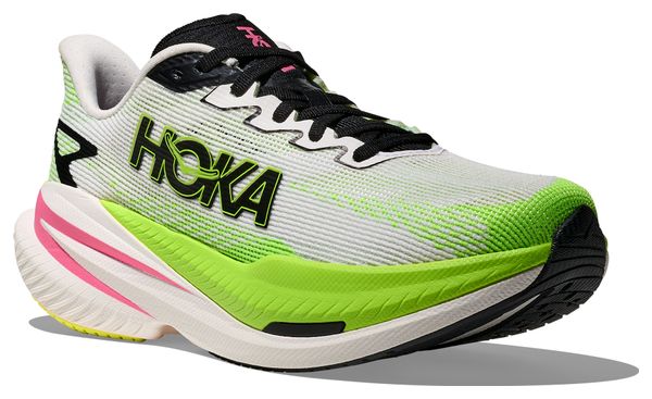 Hoka Mach X 3 Damesschoenen Wit/Groen