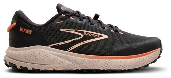 Zapatillas trail Brooks Divide 6 Negro/Rosa, Mujer