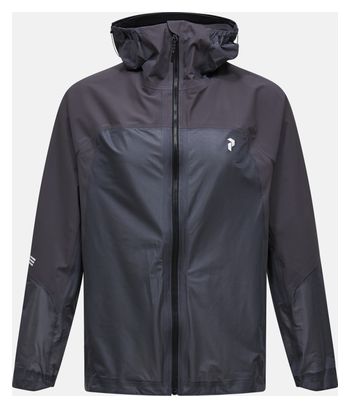 Giacca impermeabile Peak Performance Discover grigia da uomo