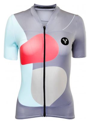 Dames Jersey Korte Mouw LeBram Testanier Grijs Adjusted Fit