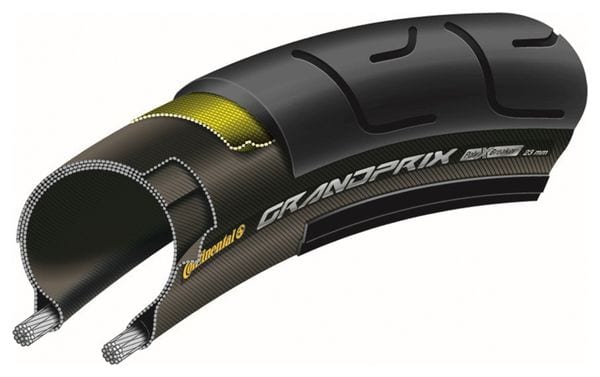 Continental Grand Prix 700 mm Road Tire Tubetype Foldable PolyX Breaker BlackChili Compound