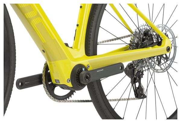 Vélo de Route Électrique BMC Roadmachine 01 AMP X Two Sram Rival XPLR eTap AXS 12V 360 Wh 700 mm Jaune Lime 2023