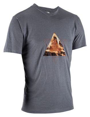 Maglia Leatt MTB AllMtn 2.0 da bambino a manica corta Grigio titanio
