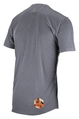Maglia Leatt MTB AllMtn 2.0 da bambino a manica corta Grigio titanio