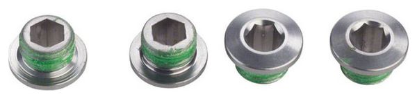 Sram XX1 Kit di bulloni per anelli a catena 4 bracci in alluminio grigio