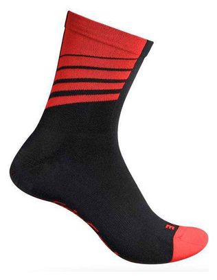 Chaussettes GripGrab Racing Stripes Rouge