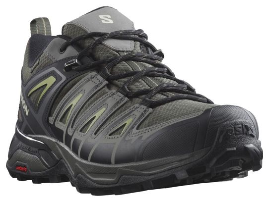 Salomon X Ultra Pioneer GTX Khaki Schwarz Herren