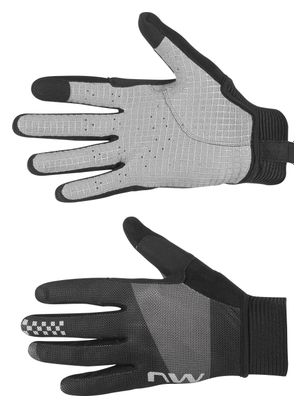 Northwave Air LF Long Gloves Green/Grey