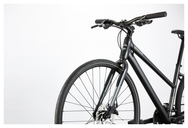 Vélo de Ville Fitness Femme Cannondale Quick Women's 5 Remixte Shimano Tourney 7V 700 mm Gris Graphite 2020