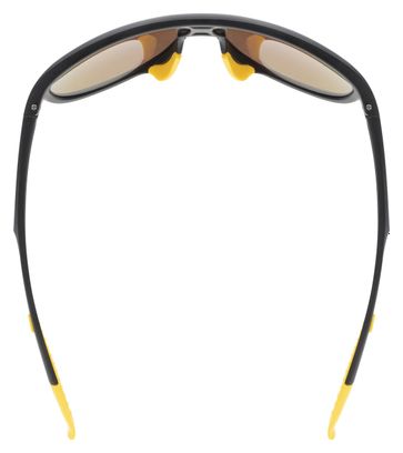 Uvex Sportstyle 515 Kinderbrille Schwarz/Gelbe Spiegelgläser