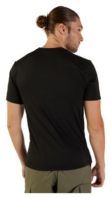 Fox Wordmark Tech T-shirt Zwart
