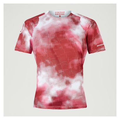 Maglia Endura Pixel Cloud LTD Donna a manica corta rossa