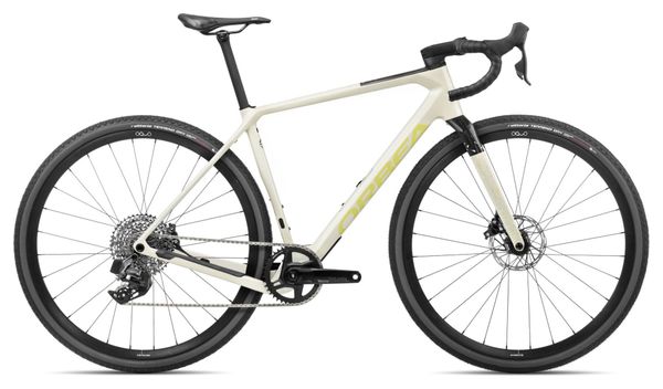 Gravel bike Orbea Terra M31eTEAM 1X Sram Rival XPLR eTap AXS 12V 700 mm Blanc Ivory 2024 Alltricks