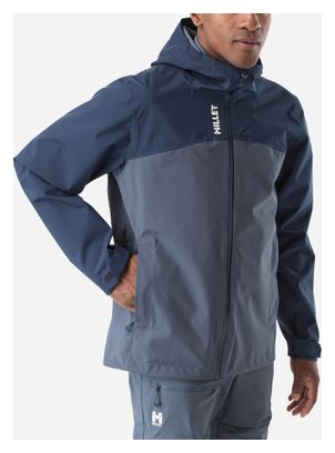 Giacca impermeabile Millet Seneca Storm 3L blu da uomo