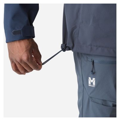 Giacca impermeabile Millet Seneca Storm 3L blu da uomo