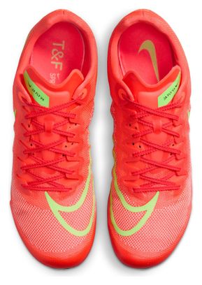 Nike Zoom Ja Fly 4 Red Green Uomo Track &amp; Field Shoes