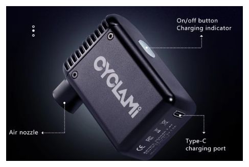 Mini Pompe à Air Mini compresseur Electrique Portable - Rechargeable et Sans Fil  Compatible Presta et Schrader