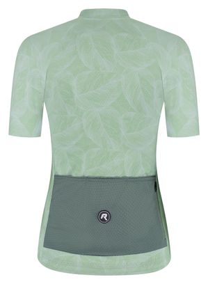 Maillot Manches Courtes Vélo Rogelli Essential Graphic II Menthe Femme