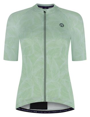 Maillot Manches Courtes Vélo Rogelli Essential Graphic II Menthe Femme