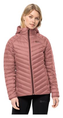 Doudoune Femme Jack Wolfskin Passamani Hoody Rose - Produit Reconditionné / Très bon État