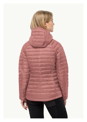 Doudoune Femme Jack Wolfskin Passamani Hoody Rose - Produit Reconditionné / Très bon État