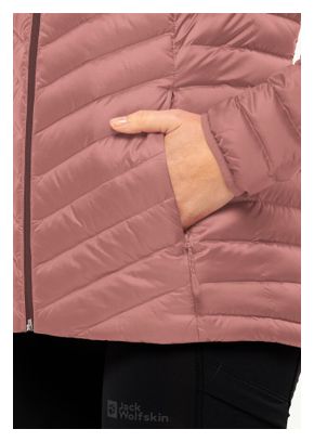 Doudoune Femme Jack Wolfskin Passamani Hoody Rose - Produit Reconditionné / Très bon État