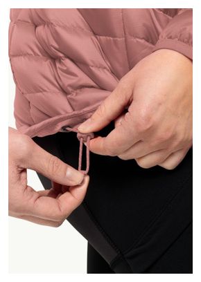 Doudoune Femme Jack Wolfskin Passamani Hoody Rose - Produit Reconditionné / Très bon État