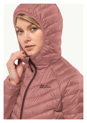 Doudoune Femme Jack Wolfskin Passamani Hoody Rose - Produit Reconditionné / Très bon État