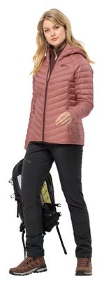 Doudoune Femme Jack Wolfskin Passamani Hoody Rose - Produit Reconditionné / Très bon État