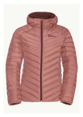 Doudoune Femme Jack Wolfskin Passamani Hoody Rose - Produit Reconditionné / Très bon État