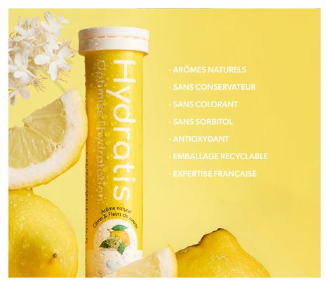 Hydratis Citroen/Elderbloem Hydratatietabletten - 20 tabletten 