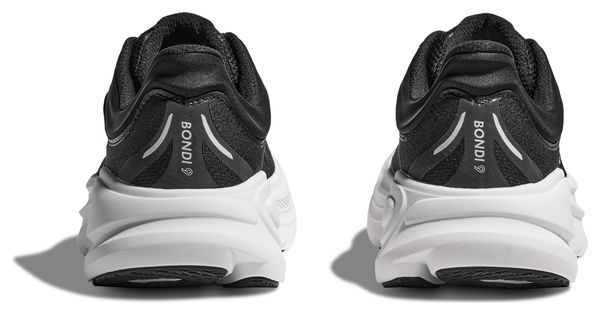 Chaussures Running Hoka Bondi 9 Noir/Blanc Femme