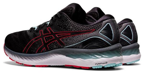 Chaussures de Running Asics Gel Nimbus 23 Noir Rouge 