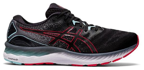 Asics Gel Nimbus 23 Running Shoes Black Red Alltricks