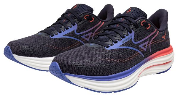 Zapatillas de running Mizuno Wave Rider 29 Gris/Azul/Rosa Mujer