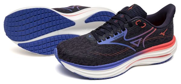 Zapatillas de running Mizuno Wave Rider 29 Gris/Azul/Rosa Mujer