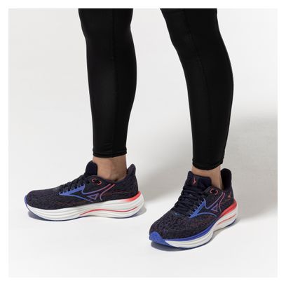 Zapatillas de running Mizuno Wave Rider 29 Gris/Azul/Rosa Mujer