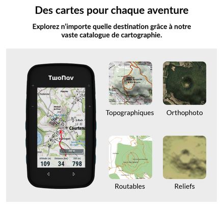 GPS Cross Plus (64 Go) + France IGN Top25 TwoNav