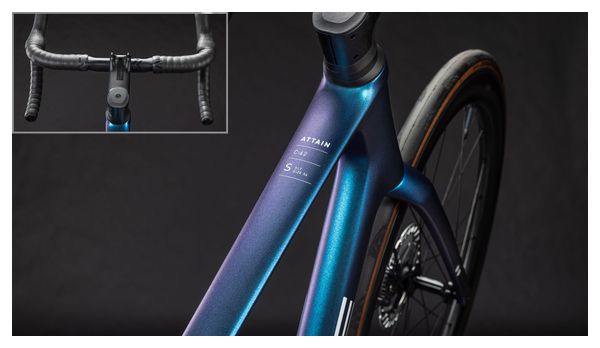 Cube Attain C:62 SLT Rennrad Shimano Ultegra Di2 12S 700 mm Schaltung Mint Blau 2026