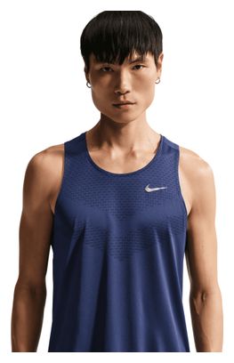 Canotta Nike Stride blu da uomo