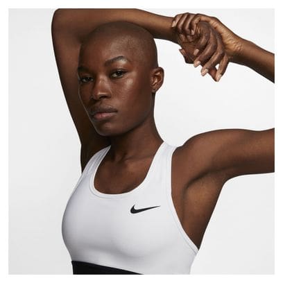 Nike Dri-Fit Swoosh Sports Bra White Women