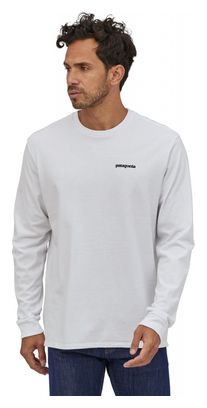 Patagonia L/S P-6 Logo Responsibili T-Shirt Bianca Uomo