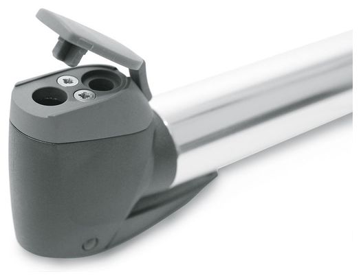 SKS Mini-Pumpe INJEX T-ZOOM 256 mm Silber Schwarz Muti Ventil