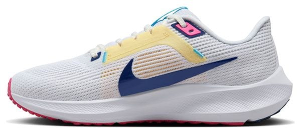 Damen Laufschuhe Nike Air Zoom Pegasus 40 Weiß Blau