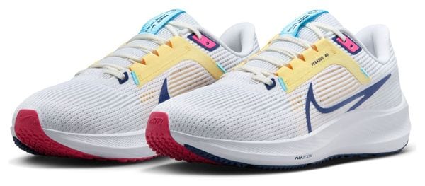 Damen Laufschuhe Nike Air Zoom Pegasus 40 Weiß Blau