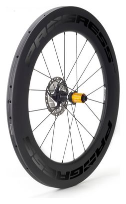 Paire de roues Progress Space Disc Boyau Noir | 12x100/12x142 mm | Center Lock | Campagnolo N3W