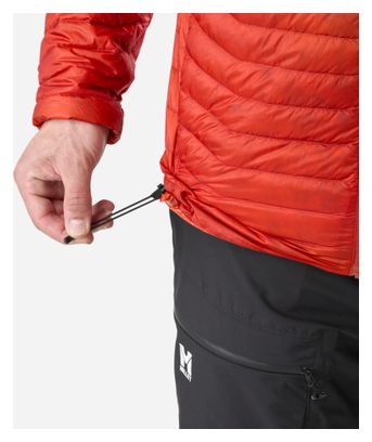 Piumino Millet Evole Ultra Light 800 Hoodie arancione da uomo